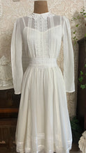 Load image into Gallery viewer, Darling 1970&#39;s vintage Gunne Sax dress and underslip set
