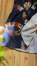 Load image into Gallery viewer, Amazing 1970’s Vintage Geometric Patchwork print Maxi Dress

