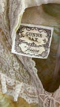 Load image into Gallery viewer, The Love Witch 1970’s Vintage Yellow Floral Voile Gunne Sax Dress
