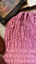 Load image into Gallery viewer, Darling 1970’s vintage dusty rose pink ruffle long leg bloomer panties Partners Please by Malco Modes
