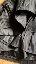 Load image into Gallery viewer, 1950’s Vintage Little Black Pleated Chiffon Dress by Jonny Herbert
