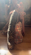 Load image into Gallery viewer, Handmade Vintage Houndstooth Plaid Print Maxi Dress
