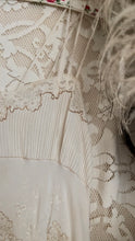 Load image into Gallery viewer, Incredible 1930’s Hand Stitched and Embroidered Silk Nightgown And Bed Jacket Trousseau Bridal Set
