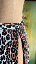 Load image into Gallery viewer, 1973 Vintage Vanity Fair Leopard Print Beach Cover up Skirt
