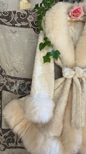 Load image into Gallery viewer, The Perfect 1960’s Vintage Creamy White Faux Fur and Shearling Coat
