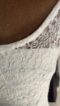 Load image into Gallery viewer, Fairytale 1980’s Vintage White Floral Cotton Bridal Gown by Laura Ashley
