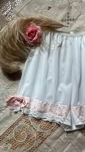 Load image into Gallery viewer, Sweet 1950’s vintage White Nylon and Lace Granny Panties
