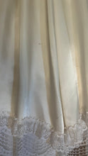 Load image into Gallery viewer, Sweetheart 1980’s Vintage White Satin and White Lace Dream Dress
