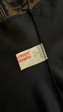 Load image into Gallery viewer, 1970’s Vintage Black Nylon and Lace Camisole by Formfit Rogers
