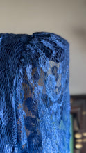 Load image into Gallery viewer, 1980’s Vintage Royal Blue Lace Dress by A La Carte
