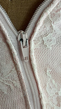 Load image into Gallery viewer, Divine 1980’s Vintage Pink Satin and Ivory Lace Gown with Huge Bow
