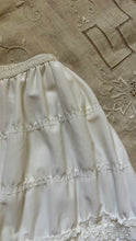 Load image into Gallery viewer, Darling 1970’s vintage white ruffle long leg bloomer panties by Gladmate
