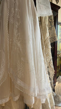 Load image into Gallery viewer, Old Stock 2000’s era Peaches and Cream Embroidered Net Cotton Dress by Nataya
