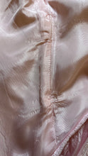 Load image into Gallery viewer, Divine 1980’s Vintage Pink Satin and Ivory Lace Gown with Huge Bow
