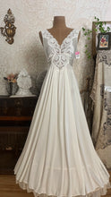 Load image into Gallery viewer, Deadstock 1980’s vintage ivory cream Olga Bodysilk nightgown

