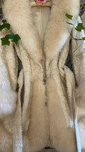 Load image into Gallery viewer, The Perfect 1960’s Vintage Creamy White Faux Fur and Shearling Coat

