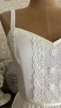 Load image into Gallery viewer, Bridal Collection 1970's vintage Dove White voile Gunne Sax maxi sundress
