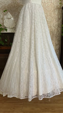 Load image into Gallery viewer, Darling 1970’s Vintage White Lace Dress by Candi Jones
