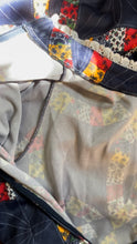 Load image into Gallery viewer, Amazing 1970’s Vintage Geometric Patchwork print Maxi Dress
