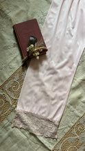 Load image into Gallery viewer, Pretty 1970’s vintage pale pink nylon pajama Pants Bottoms
