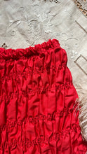Load image into Gallery viewer, Darling 1970’s vintage red ruffle long leg bloomer panties Partners Please by Malco Modes
