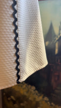 Load image into Gallery viewer, Darling 1960’s Vintage Waffle and Embroidery Shift by Miss K from Alfred Shaheen
