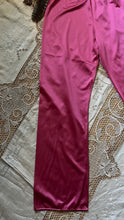 Load image into Gallery viewer, Pretty 1970’s vintage pink nylon pajama Pants Bottoms

