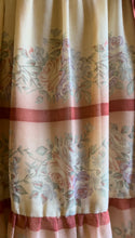 Load image into Gallery viewer, Sale~ 1970’s Vintage Floral Pinstriped Voile Maxi Dress
