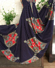 Load image into Gallery viewer, Amazing 1970&#39;s vintage paisley print dress by Denise are There
