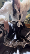 Load image into Gallery viewer, Authentic 1940’s Vintage Dove Grey Patio Skirt by Porters Frontier Fashions
