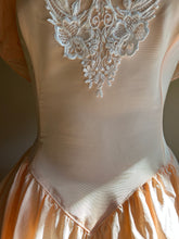 Load image into Gallery viewer, 1980’s Vintage Peach Taffeta Gunne Sax Midi Dress
