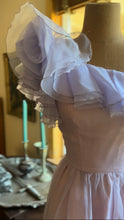 Load image into Gallery viewer, 1970’s Vintage Pale Purple Chiffon One Shoulder Prom Dress
