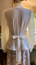 Load image into Gallery viewer, Authentic 1970&#39;s vintage ivory Gunne Sax blouse
