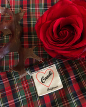 Load image into Gallery viewer, 1970’s vintage plaid blouse and skirt set by Candi of California
