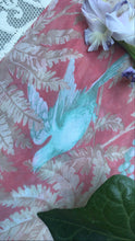 Load image into Gallery viewer, Authentic 1960’s Vintage Tropical Birds and Berries Print Black Label Gunne Sax Maxi Dress
