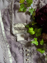 Load image into Gallery viewer, 1970&#39;s vintage Hand Dyed Purple Gunne Sax maxi dress
