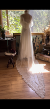 Load image into Gallery viewer, Fairytale Lace Wedding Gown with removable Cathedral Train
