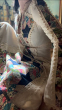 Load image into Gallery viewer, Authentic 1960’s vintage patchwork print Black Label Gunne Sax maxi dress
