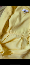 Load image into Gallery viewer, Sale~ 1960’s 1970’s Vintage Lemon Yellow Chiffon Dress by Miss Elliette of California
