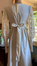 Load image into Gallery viewer, Beautiful 1970’s vintage Rose Trim Milkmaid Gunne Sax dress
