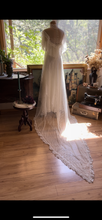 Load image into Gallery viewer, Fairytale Lace Wedding Gown with removable Cathedral Train
