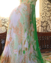 Load image into Gallery viewer, Breathtaking 1970’s vintage dress and capelet set by Jack Bryan
