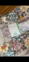 Load image into Gallery viewer, 1970’s Vintage Floral Calico and Ribbon  Midi Skirt
