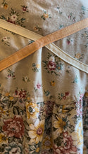 Load image into Gallery viewer, 1970’s Vintage Floral Calico and Ribbon  Midi Skirt
