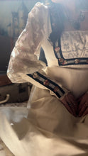 Load image into Gallery viewer, Beautiful 1970’s vintage Rose Trim Milkmaid Gunne Sax dress
