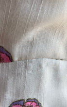 Load image into Gallery viewer, Authentic 1960’s Vintage Poppy Print Angel Sleeve Hostess Dress by Alfred Shaheen
