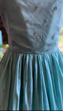Load image into Gallery viewer, Incredible 1950&#39;s vintage handmade silk sari dress

