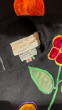 Load image into Gallery viewer, Stunning 1970’s Vintage Velvet Appliqué Dress from Pakistan

