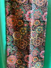 Load image into Gallery viewer, Sale~ Fabulous 1970&#39;s vintage teal and calico dress by JC Penney
