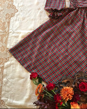 Load image into Gallery viewer, 1970’s vintage plaid blouse and skirt set by Candi of California
